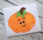Cute Fall Pumpkin Applique | Machine Embroidery Designs by JuJu