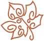 Swirly Autumn Motifs Machine Embroidery Designs by JuJu