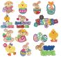 Bunny Hop Applique Machine Embroidery Designs by JuJu 