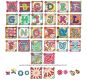 Garden Patch Alphabet Applique Machine Embroidery Designs by JuJu 