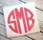 Natural Circle Applique Zig Zag Font | Machine Embroidery Designs by JuJu