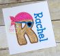 Pirate Alphabet Set Applique | Machine Embroidery Designs by JuJu