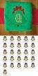Embossed Christmas Tree Monogram Alphabet Machine Embroidery Designs by JuJu