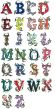 Applique Flourish Monogram Alphabet Machine Embroidery Designs by JuJu