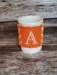 Monogrammed Button Coffee Wrap | Machine Embroidery Designs by JuJu