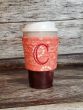 Monogrammed Button Coffee Wrap | Machine Embroidery Designs by JuJu