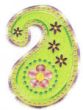 Funky Paisley Applique Machine Embroidery Designs by JuJu 