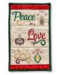 ITH Peace Love Joy Wall Hanging | Machine Embroidery Designs by JuJu