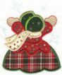 Sunbonnet Belles Christmas Applique Machine Embroidery Designs by JuJu 