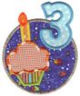 Birthday Wishes Applique Machine Embroidery Designs by JuJu 