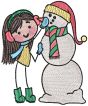 Christmas Stix People Digital Embroidery Designs by JuJu