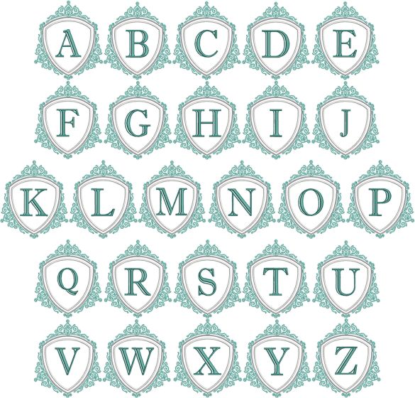 Maximus Monogram | Machine Embroidery Designs by JuJu