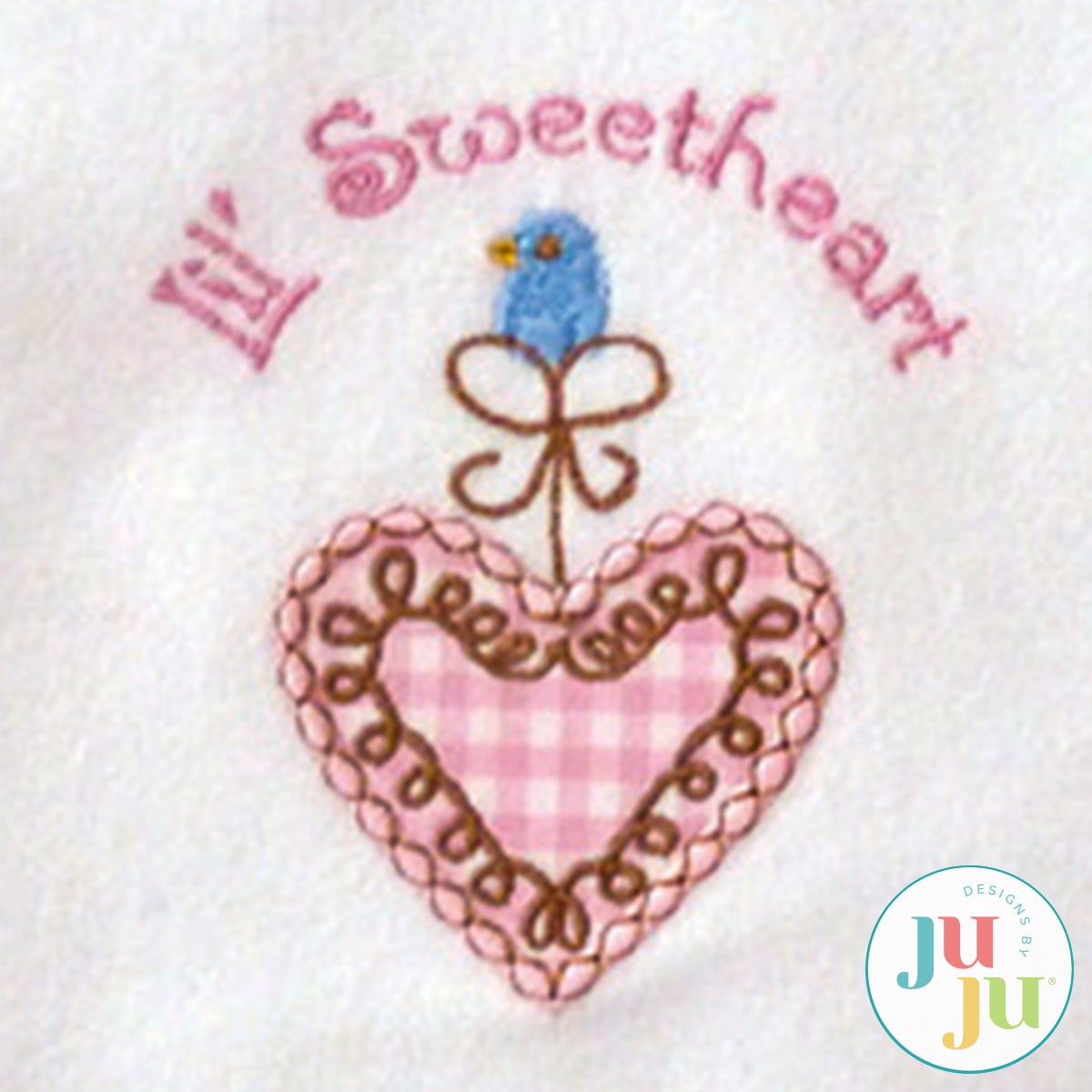 Lil Sweetheart Applique by Oma's Place | Machine Embroidery Designs by JuJu