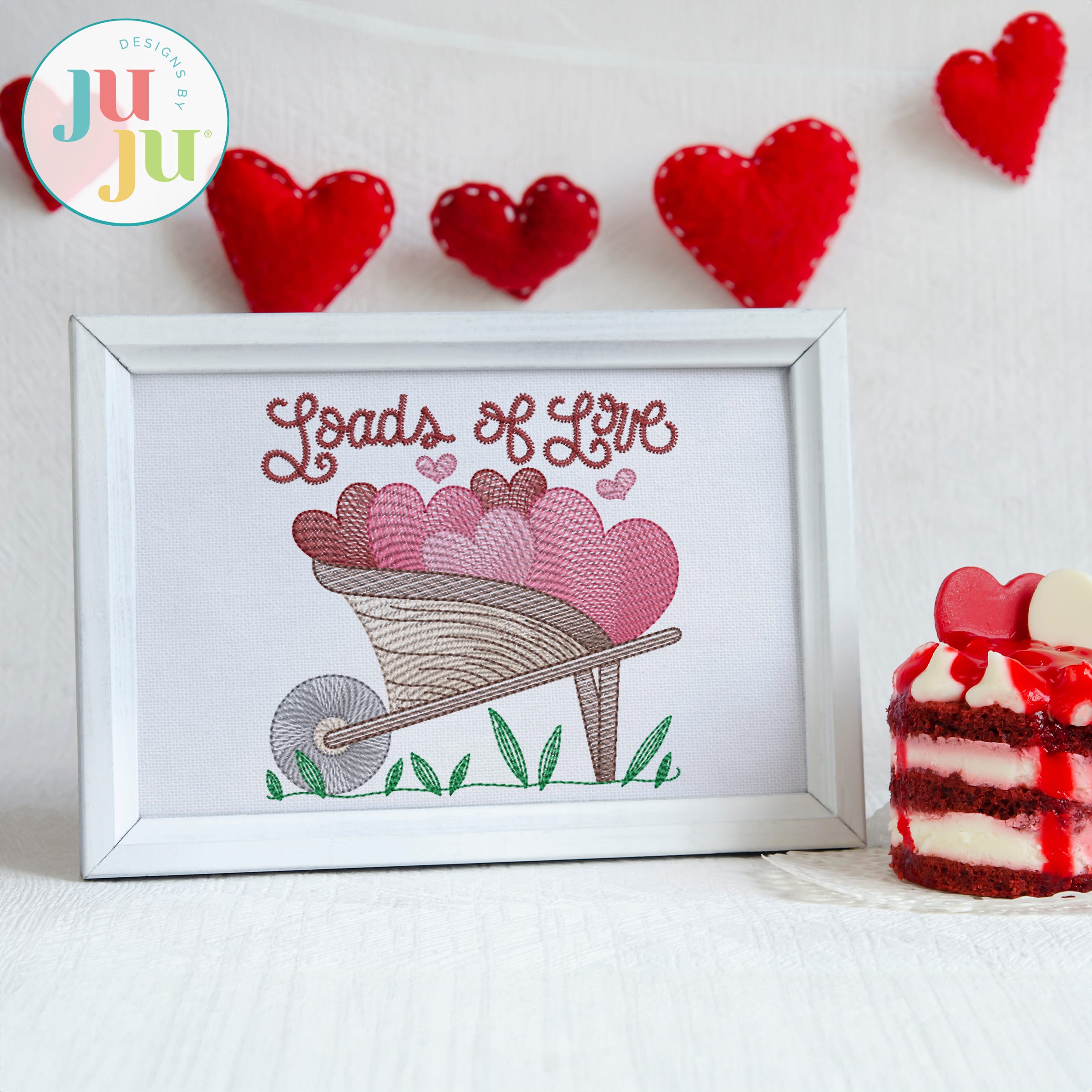Love Blooms Set 2 Embroidery Set | Machine Embroidery Designs by JuJu