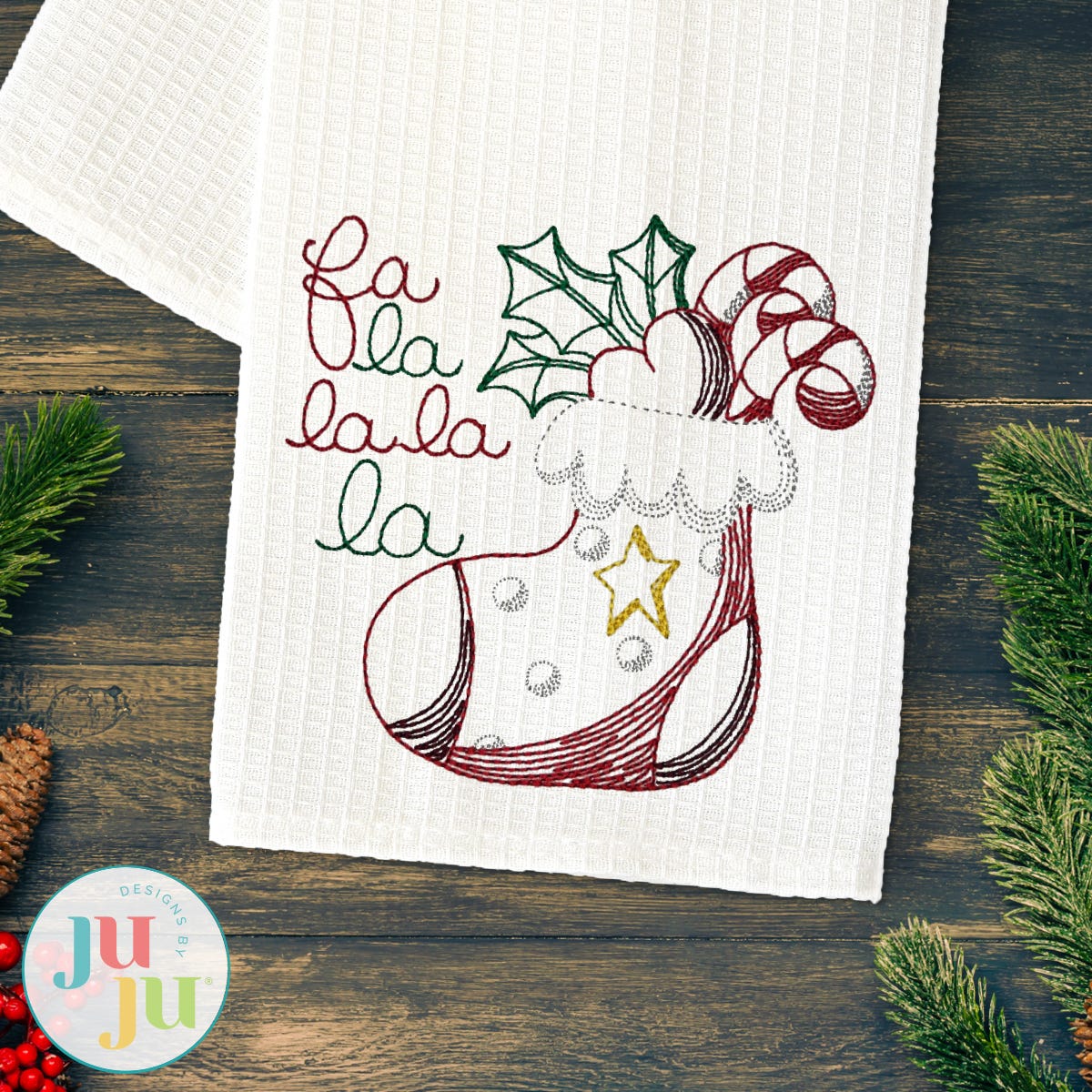 Christmas Quotes Embroidery Set 1 | Machine Embroidery Designs by JuJu
