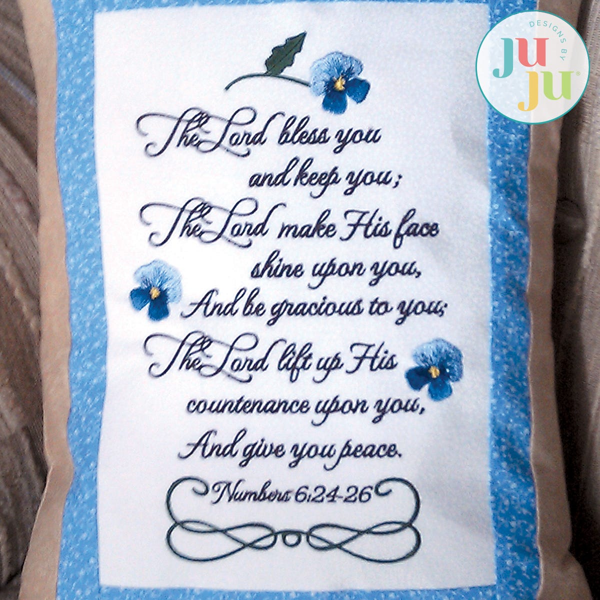 The Lord Bless by Oma's Place | Machine Embroidery Designs by JuJu