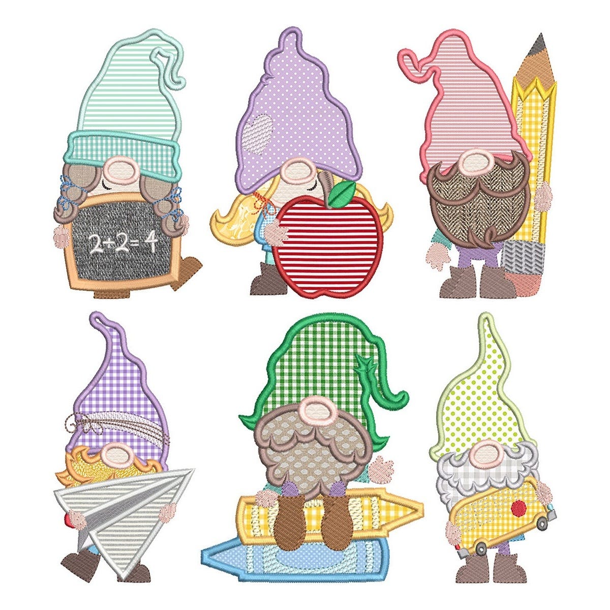Back to School Embroidery Designs Bundle