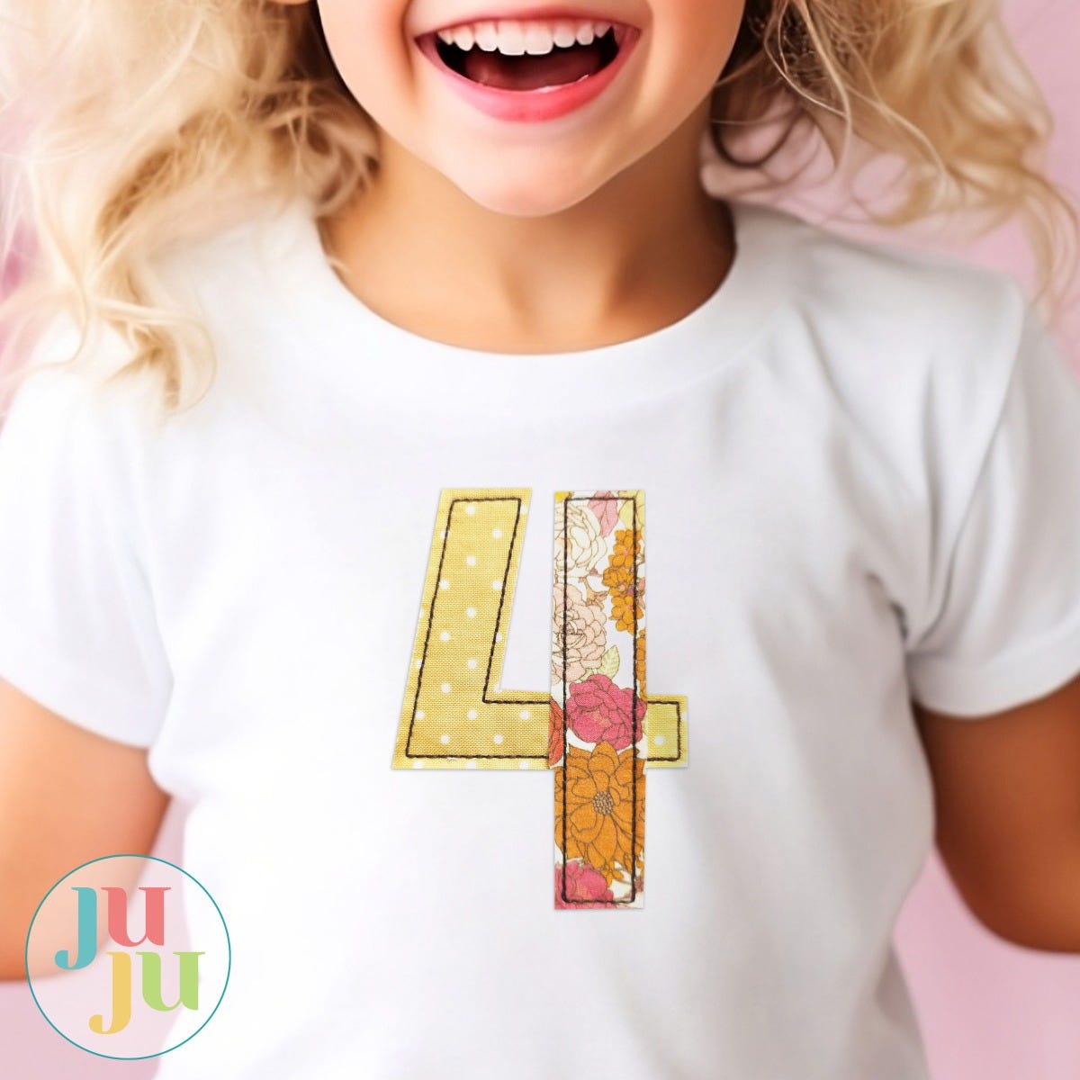 Two Color Block Bean Stitch Applique Numbers Embroidery Font | Designs by JuJu
                            
                            