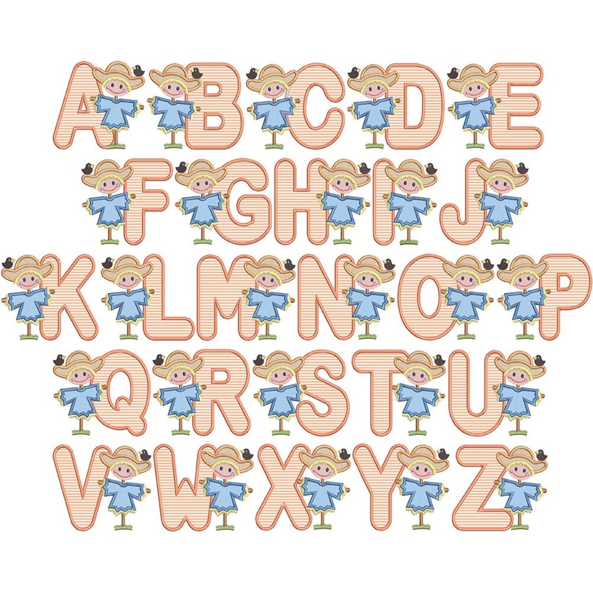 Fall Cuties Embroidery Designs Bundle