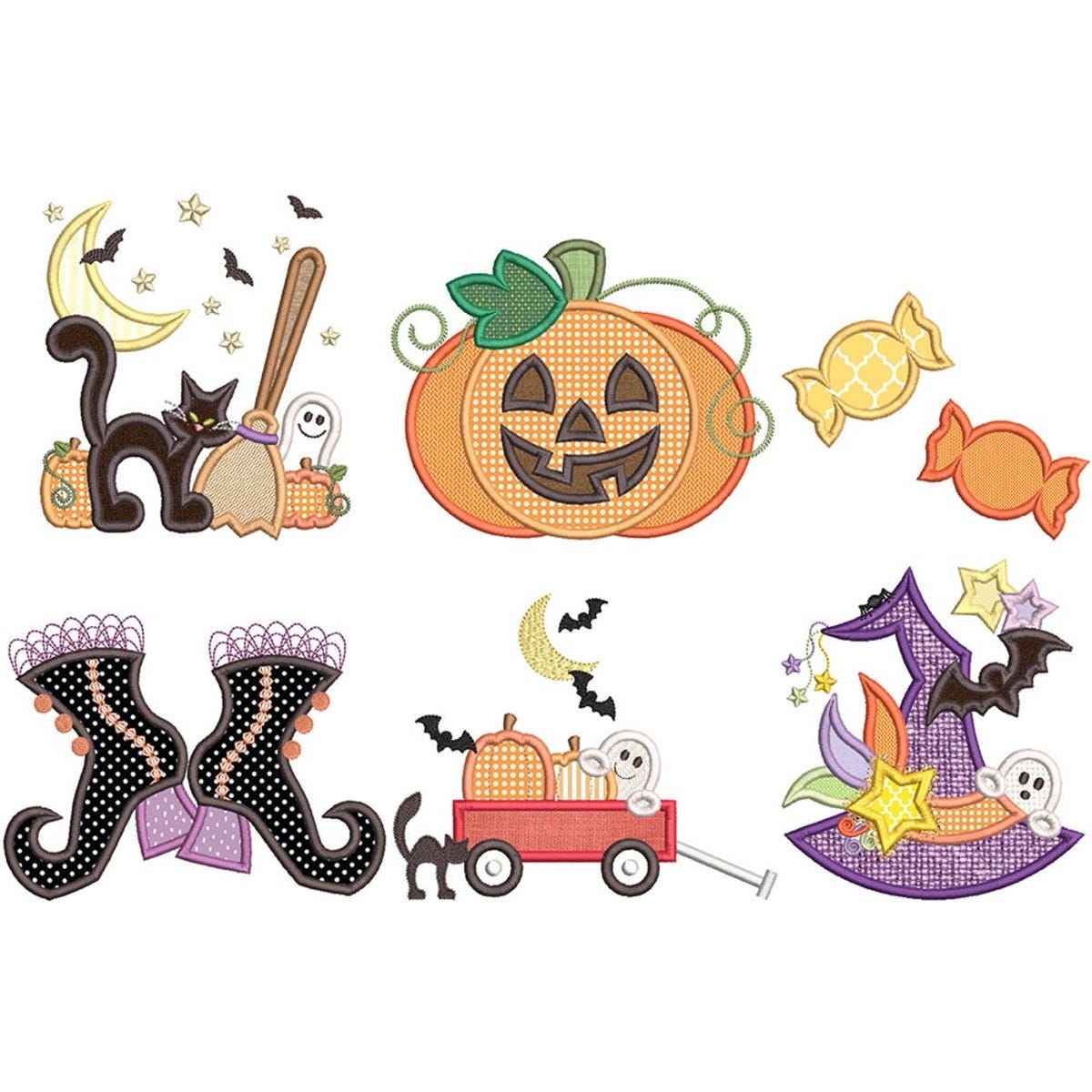 Hocus Pocus Embroidery Designs Bundle