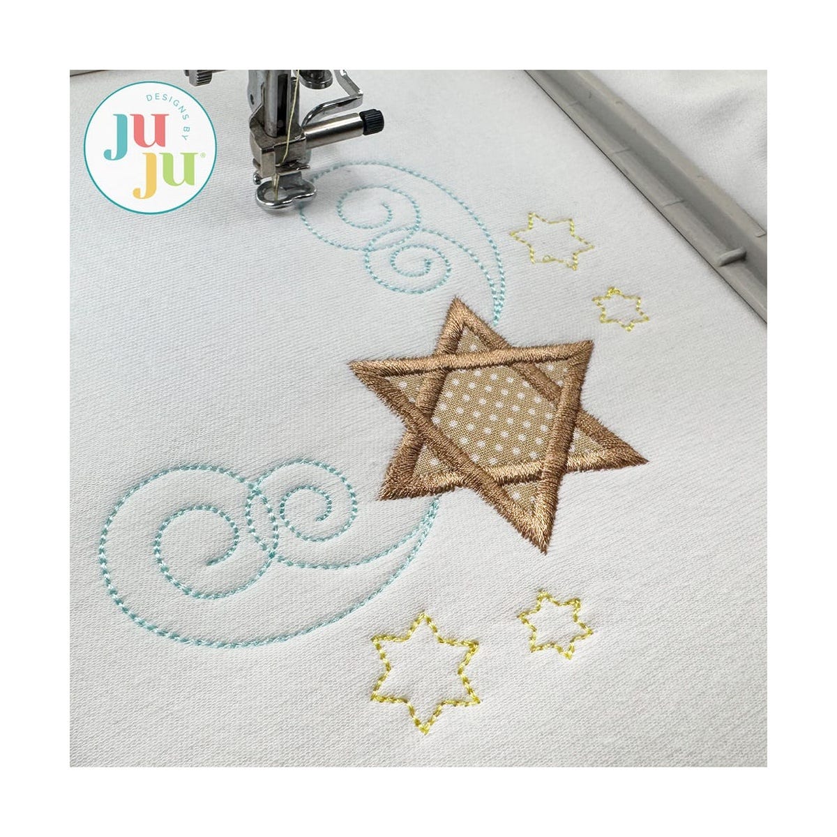 Hanukkah Embroidery Designs and In The Hoop Bundle