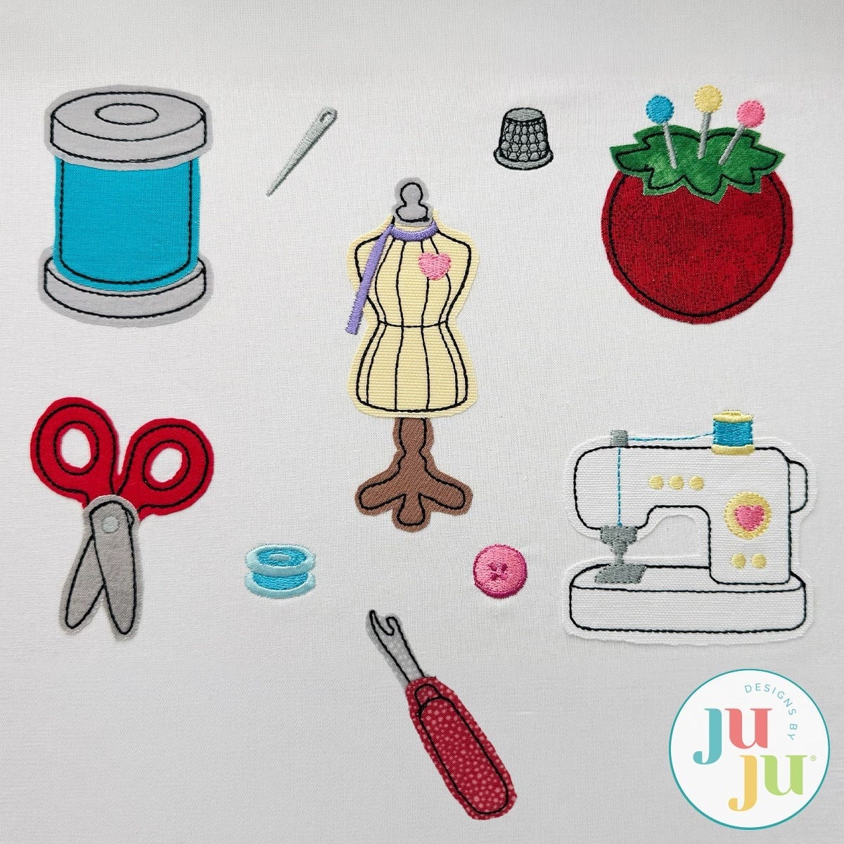 Sewing Word Art Embroidery Designs Bundle