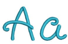 Giggles Script Font Machine Embroidery Designs by JuJu