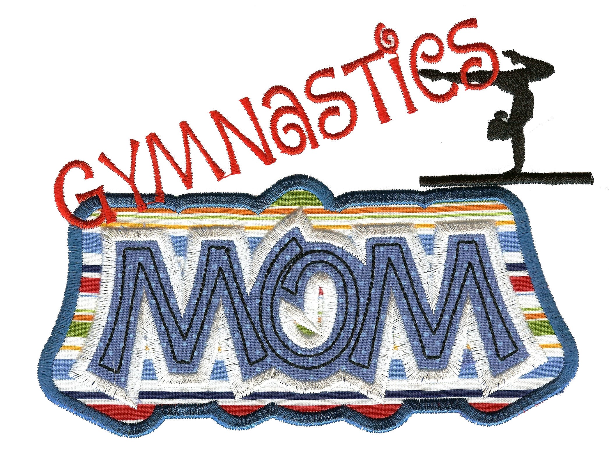 Sports Mom Applique Machine Embroidery Designs by JuJu 