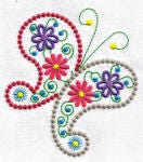 Crazy for Paisley 5x7 Machine Embroidery Designs by JuJu