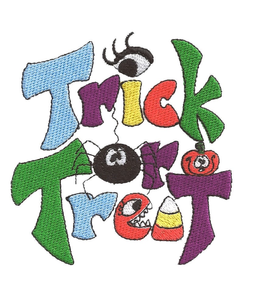 Halloween Filled Set 3 Machine Embroidery Designs by JuJu