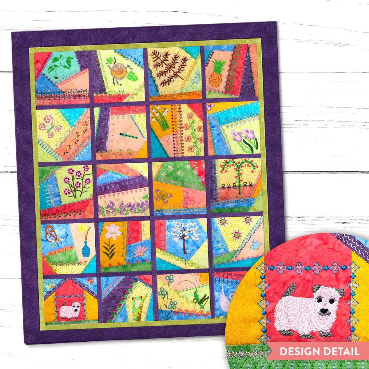 In The Hoop Crazy Patch Blocks Series 3 Bundle