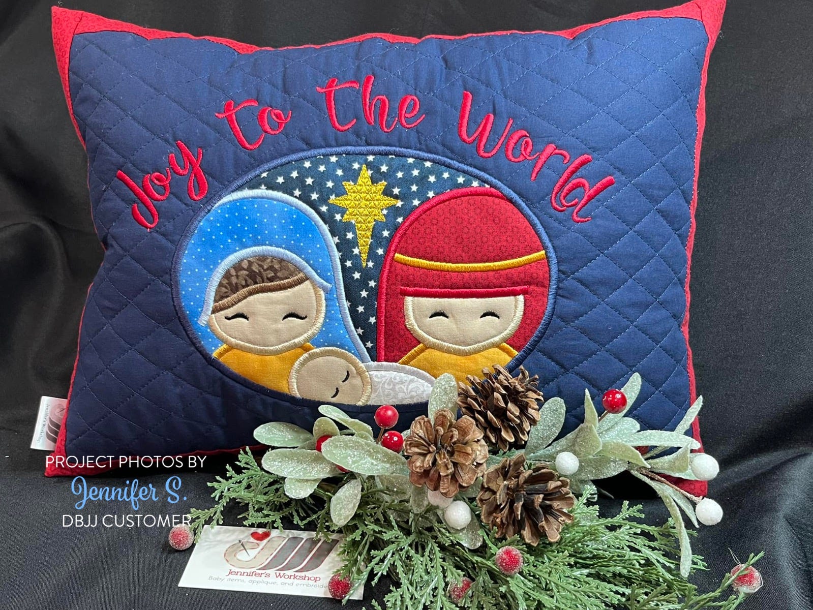 Holy Family Oval Applique