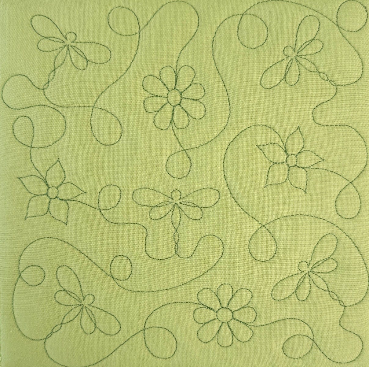 Dragonflies Flowers Quilting Backdrops Design | Machine Embroidery Designs by JuJu