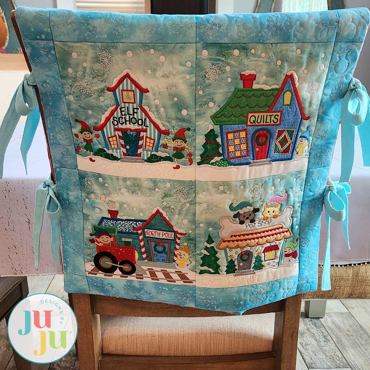 In The Hoop Build a North Pole Village Project