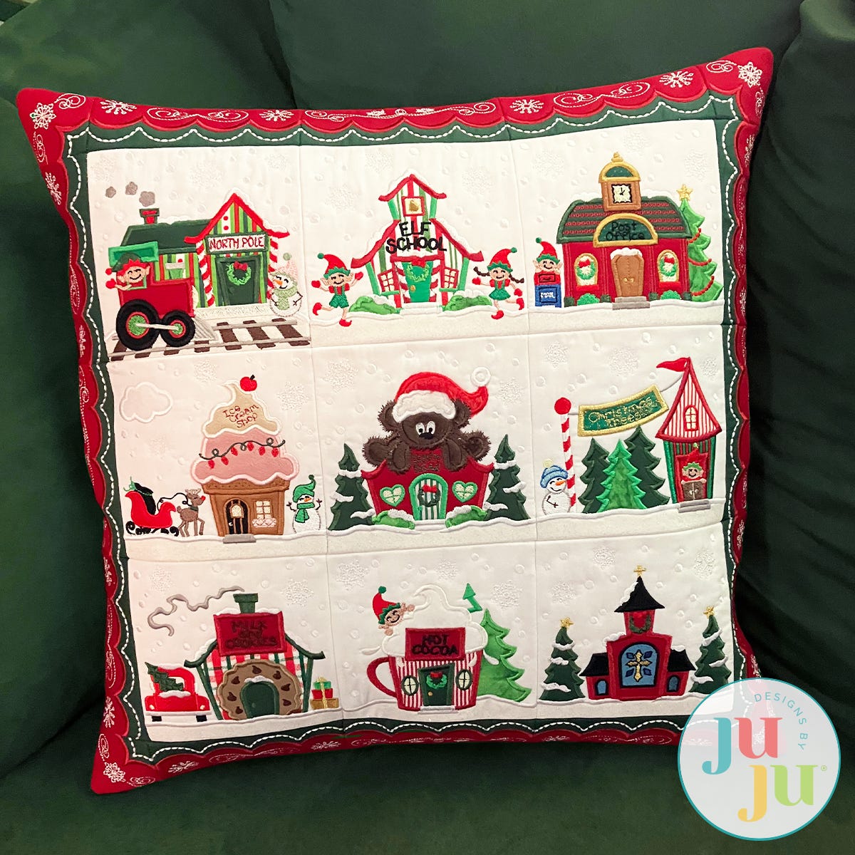 In The Hoop Build a North Pole Village Project