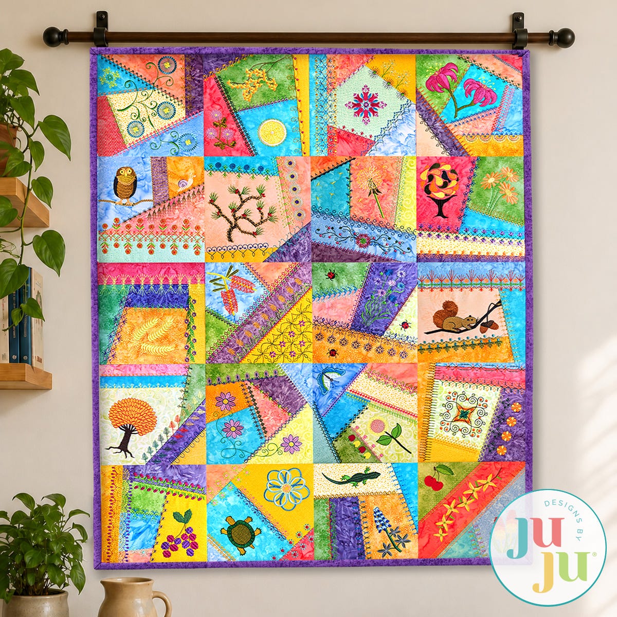 In The Hoop Crazy Patch Blocks Series 2 Bundle 