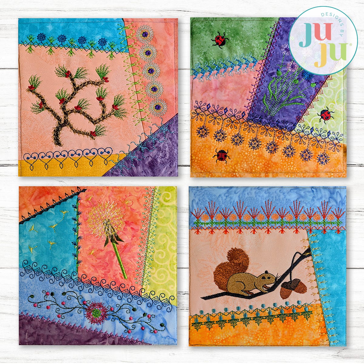 In The Hoop Crazy Patch Blocks Series 2 Bundle 