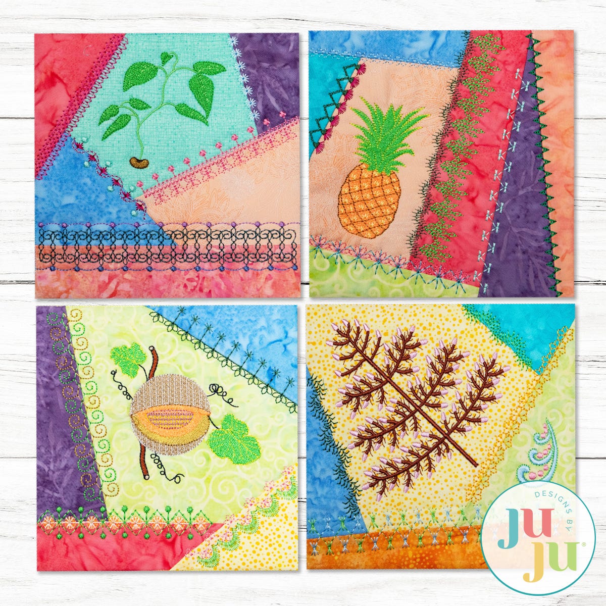 In The Hoop Crazy Patch Blocks Series 3 Bundle