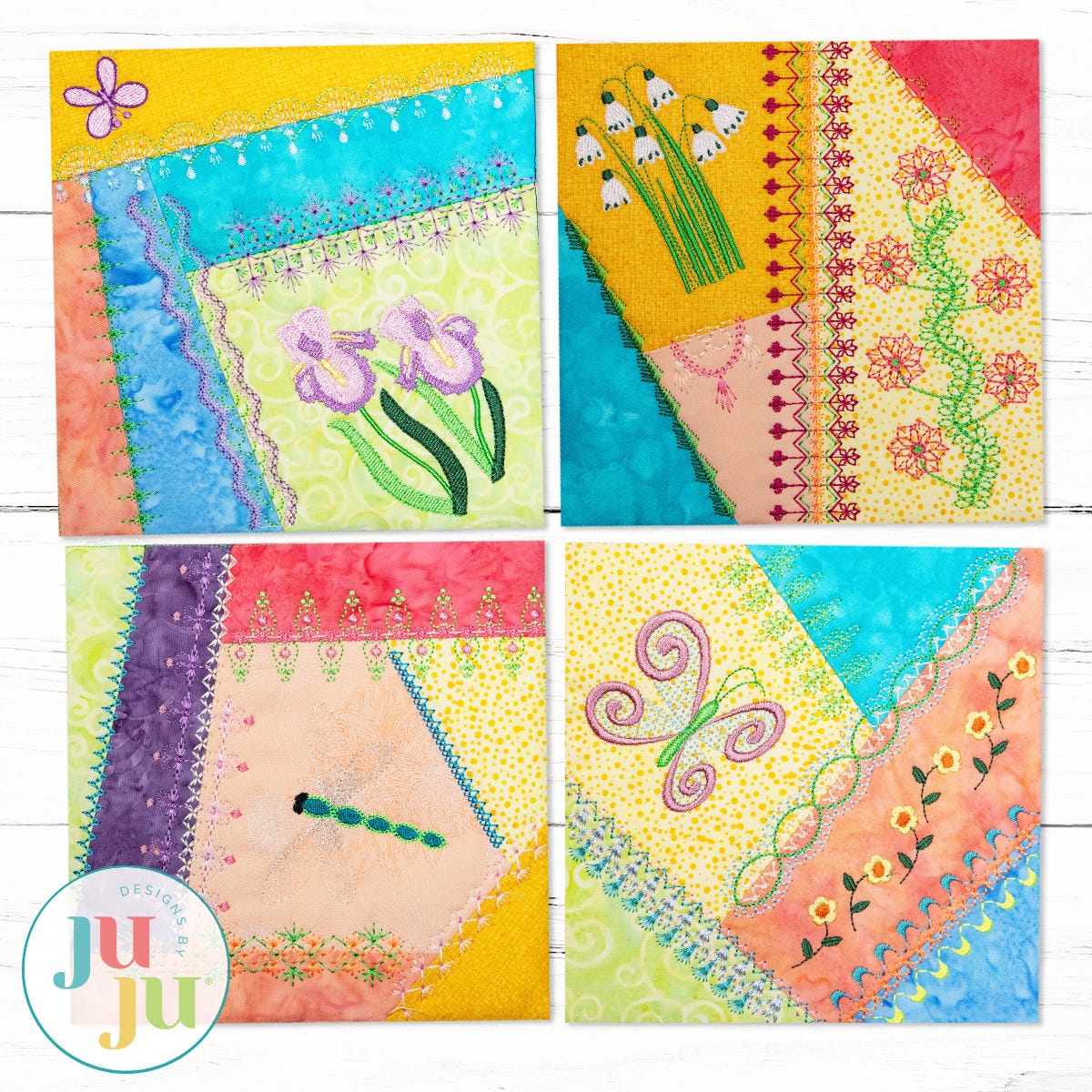 In The Hoop Crazy Patch Blocks Series 3 Bundle