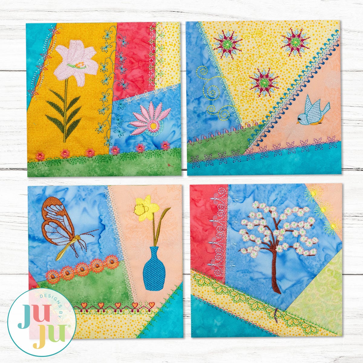 In The Hoop Crazy Patch Blocks Series 3 Bundle