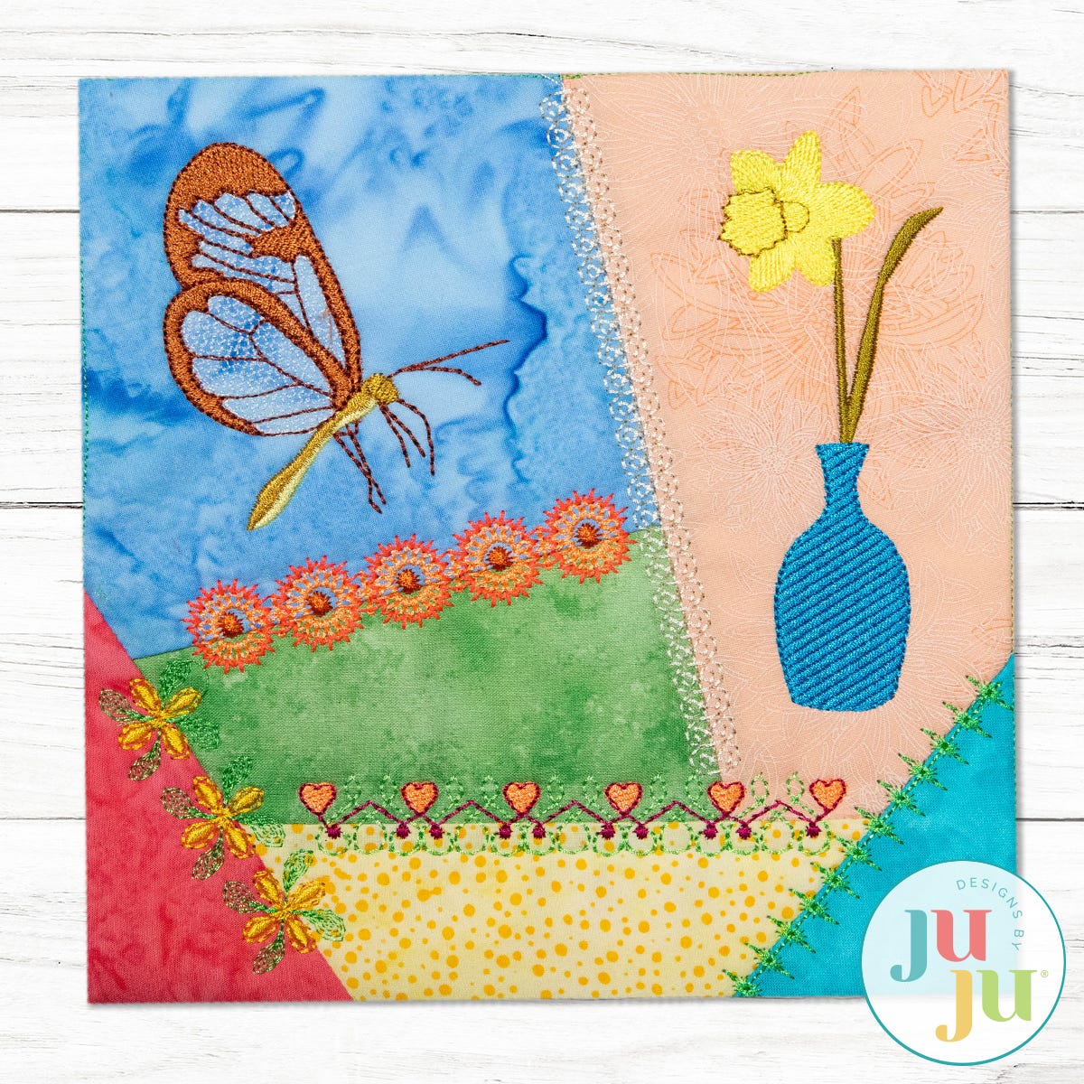 In The Hoop Crazy Patch Blocks Project Series 3 Set 4