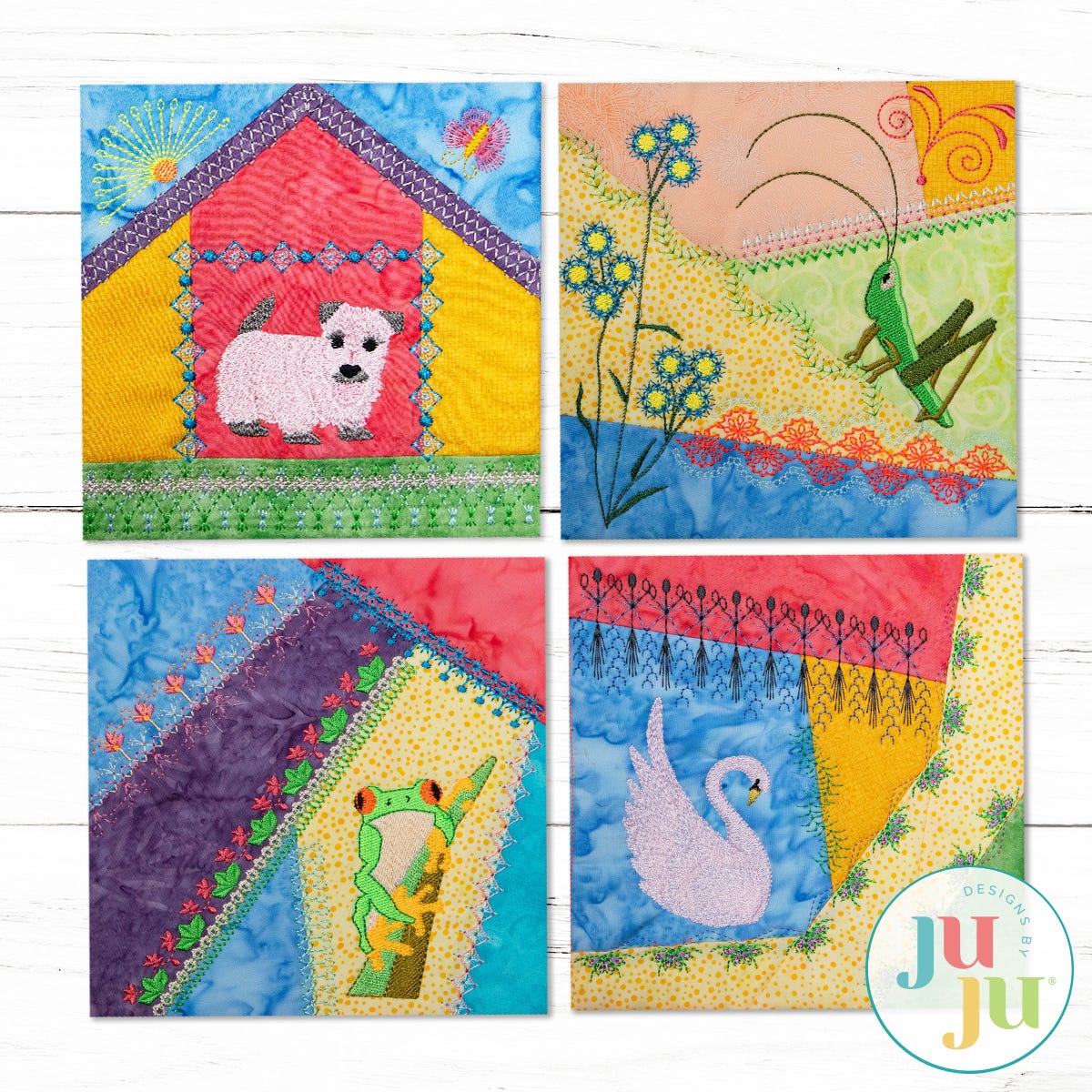 In The Hoop Crazy Patch Blocks Series 3 Bundle