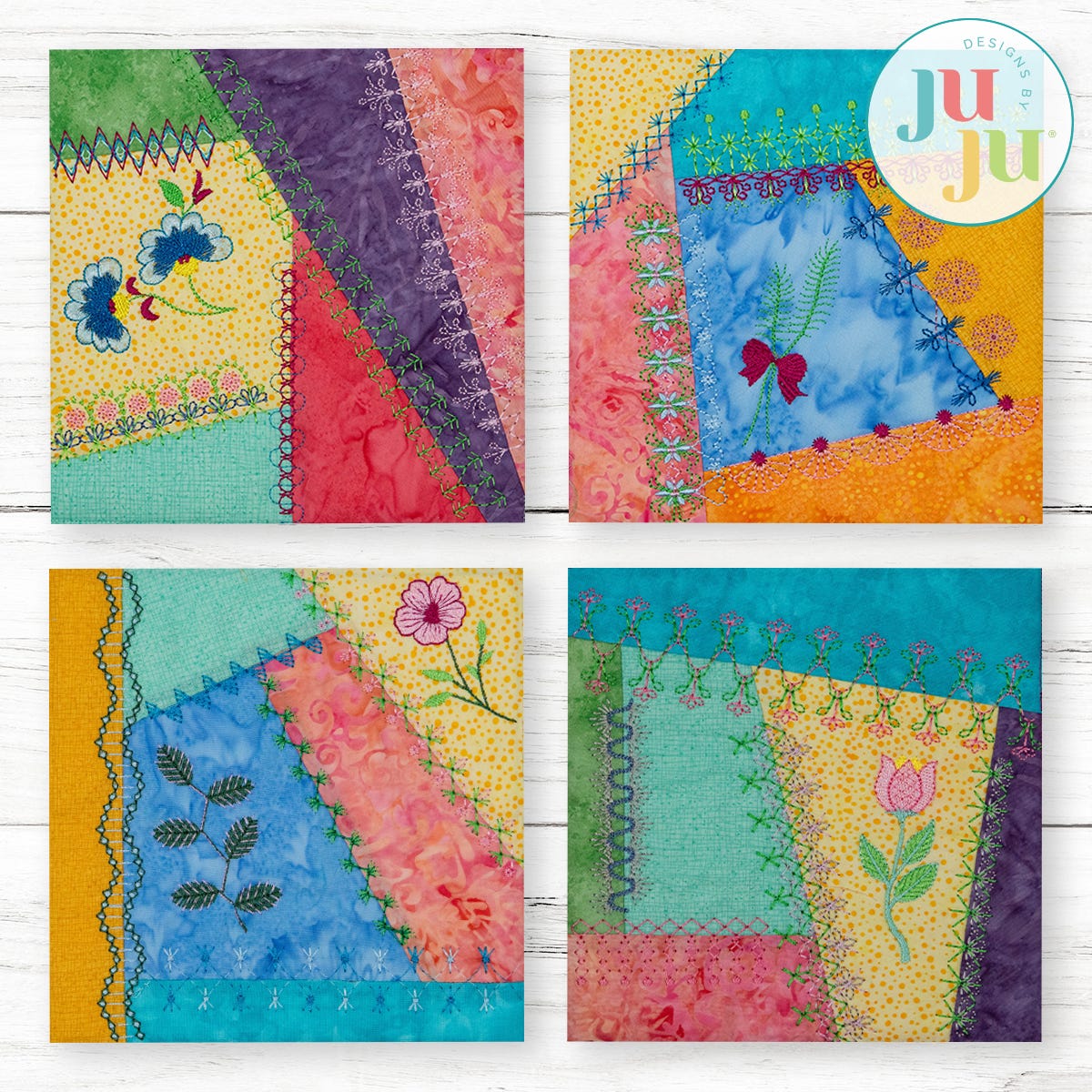 In The Hoop Crazy Patch Blocks Series 5 Bundle