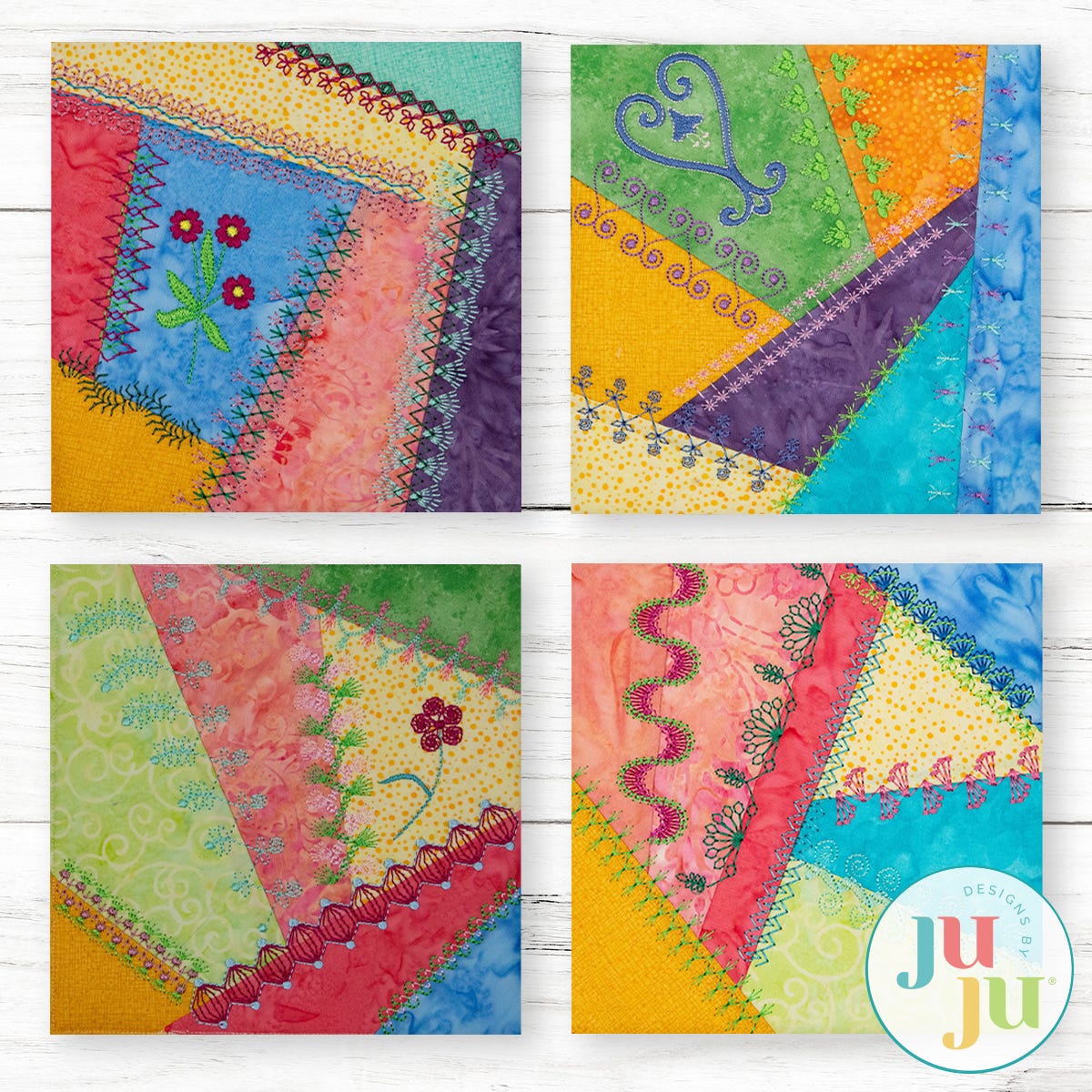 In The Hoop Crazy Patch Blocks Series 5 Bundle