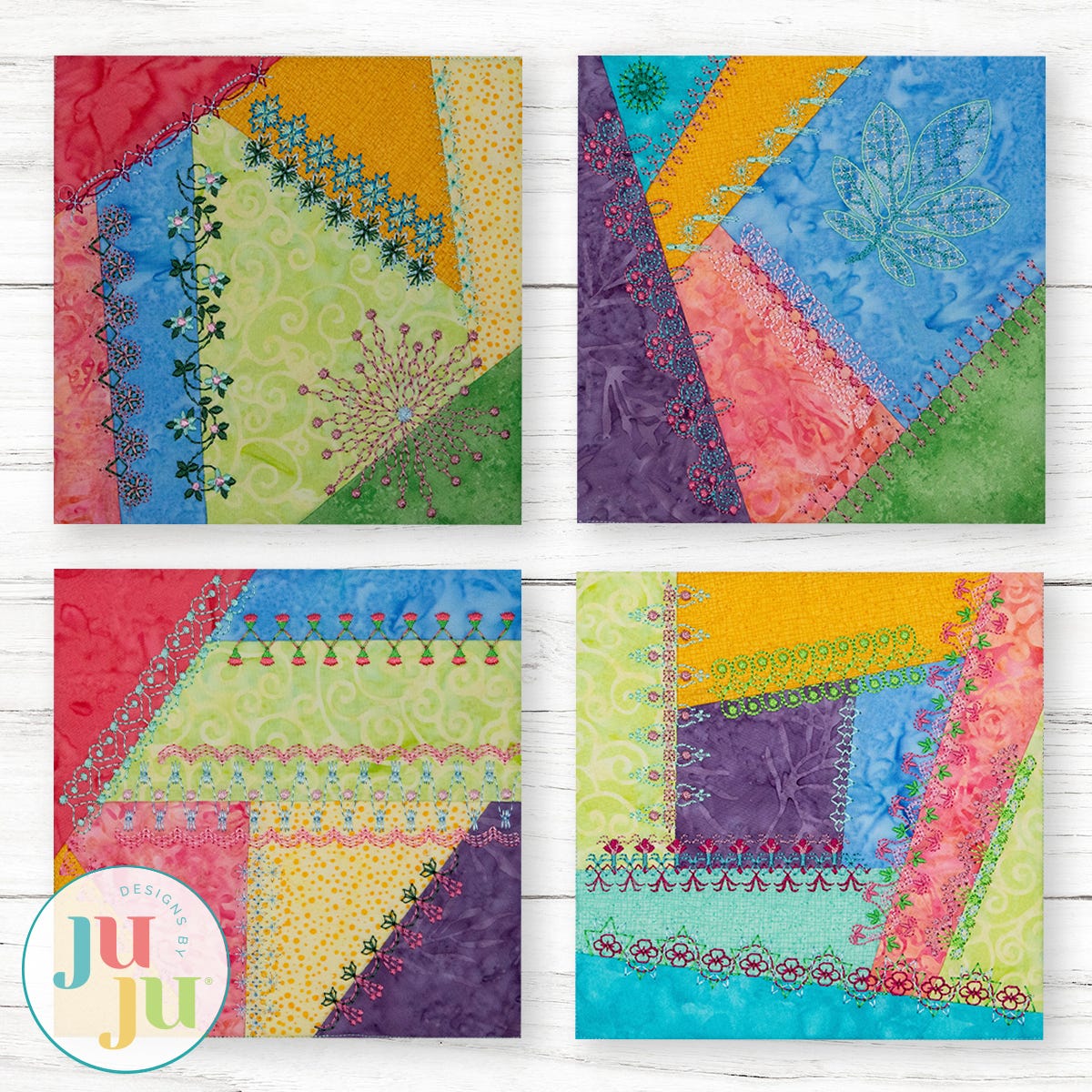 In The Hoop Crazy Patch Blocks Series 5 Bundle