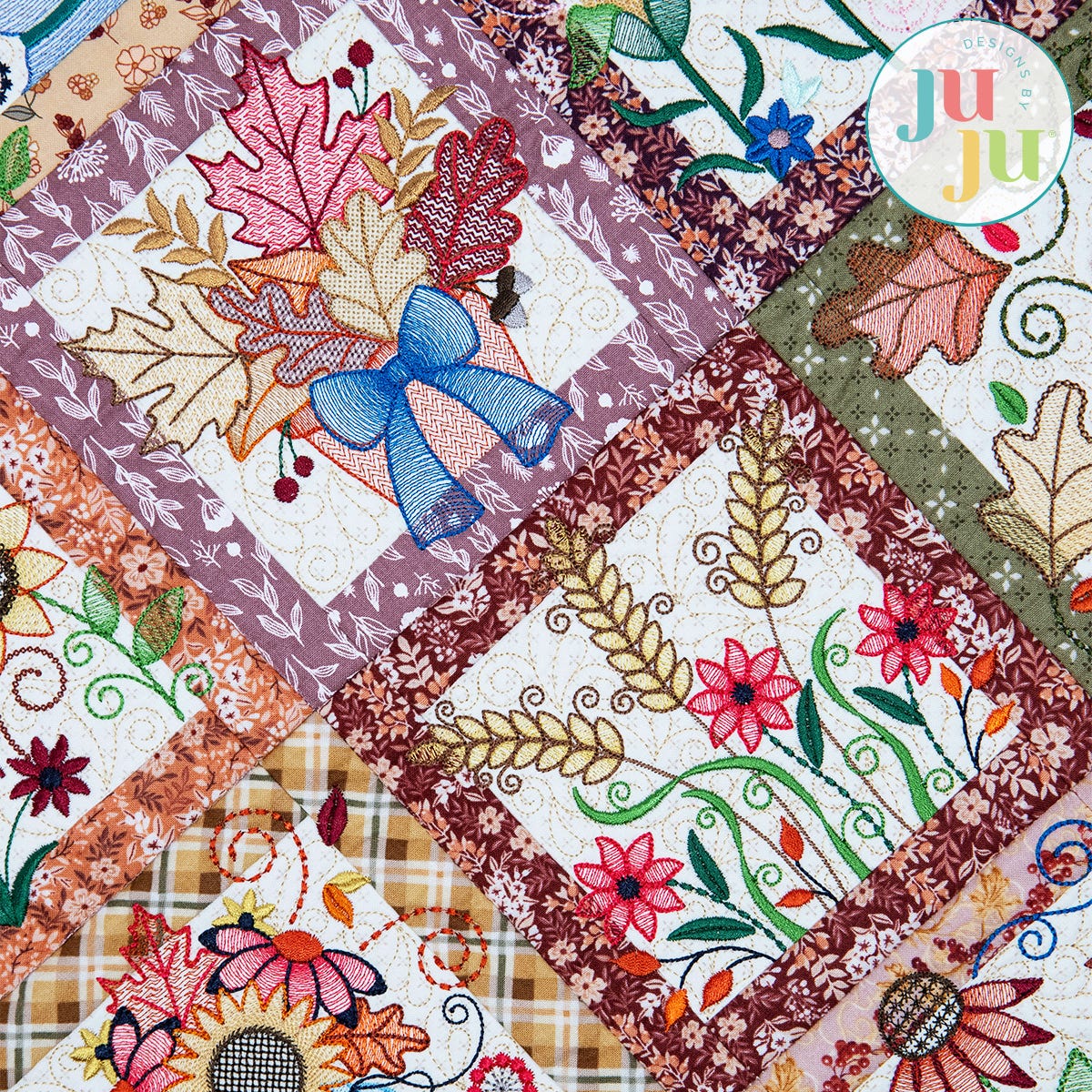 In The Hoop Harvest Whimsy Quilt Project