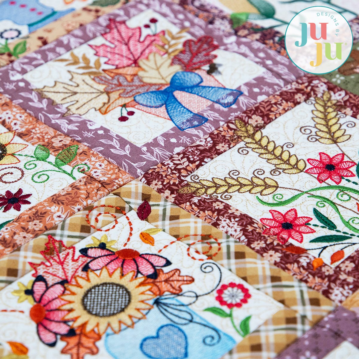 In The Hoop Harvest Whimsy Quilt Project