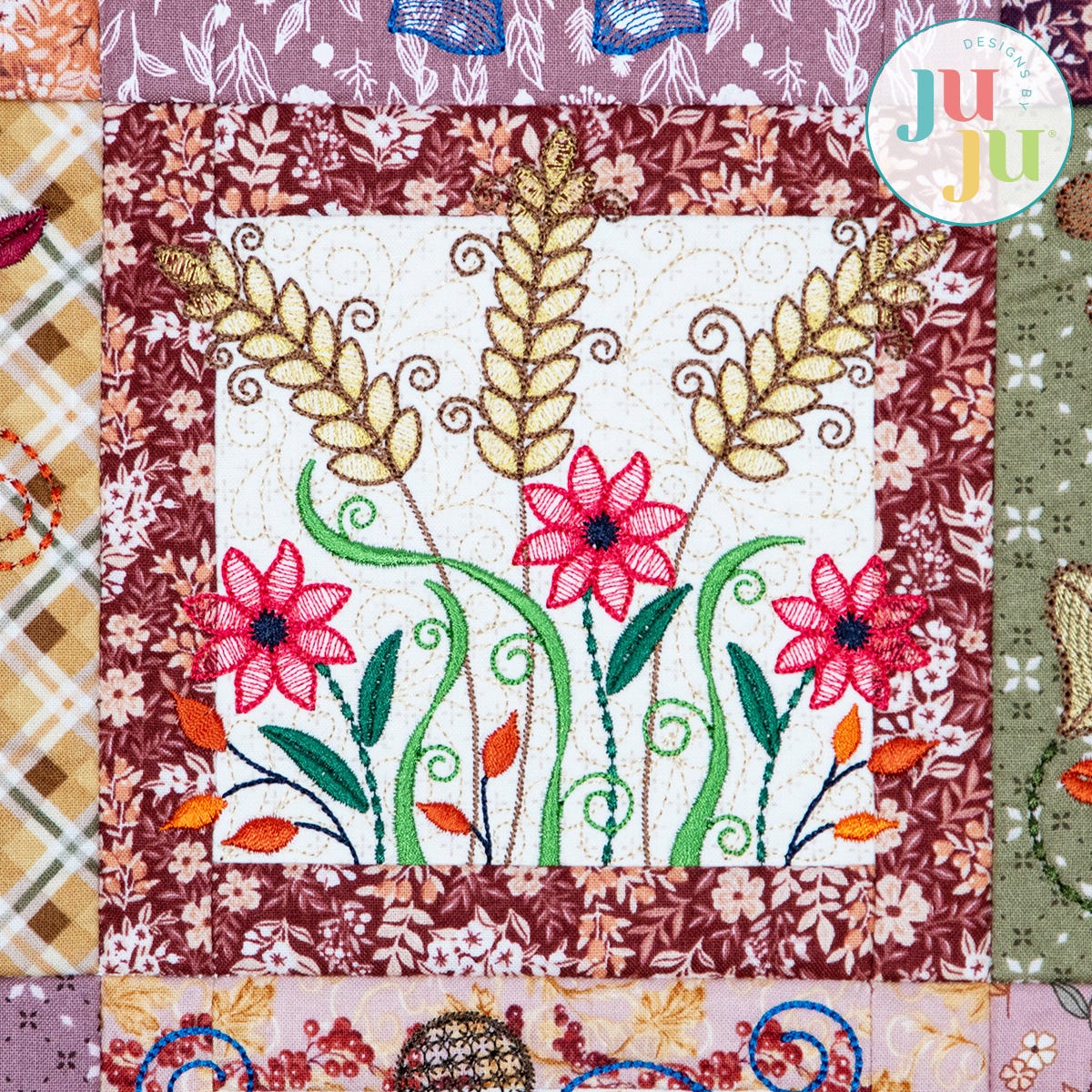 In The Hoop Harvest Whimsy Quilt Project