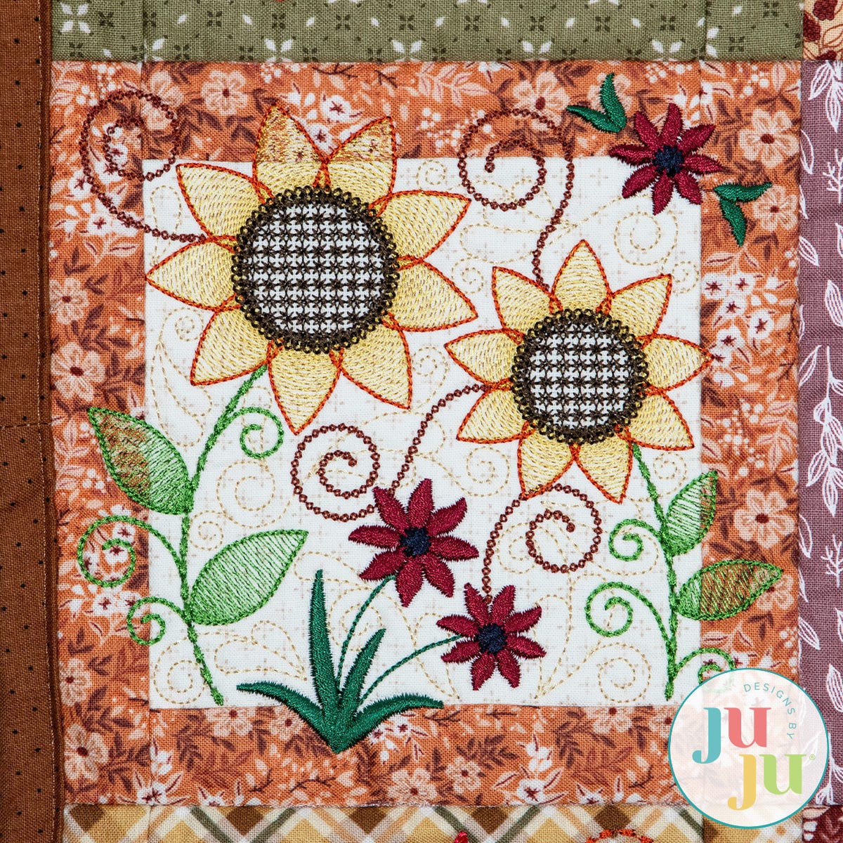 In The Hoop Harvest Whimsy Quilt Project