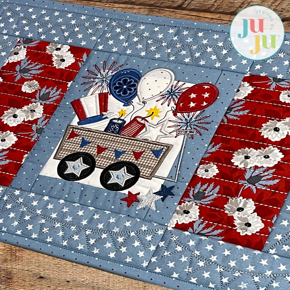 In The Hoop Modular Patriotic Placemat Project